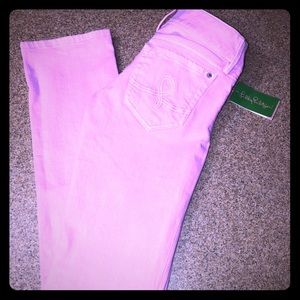 NWT Lilly Pulitzer Worth Pink Straight Leg Size 00